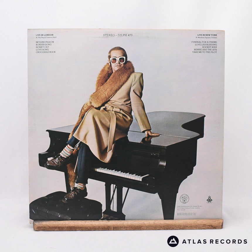 Elton John - Here And There - LP Vinyl Record - VG+/EX