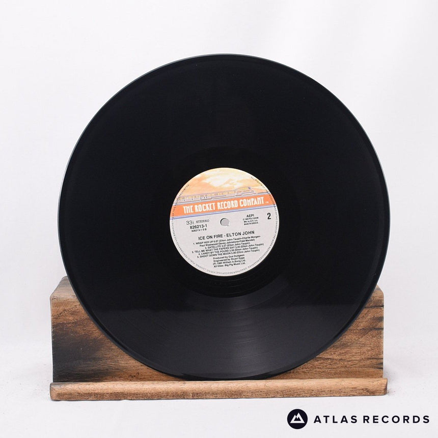 Elton John - Ice On Fire - Greece LP Vinyl Record - EX/EX