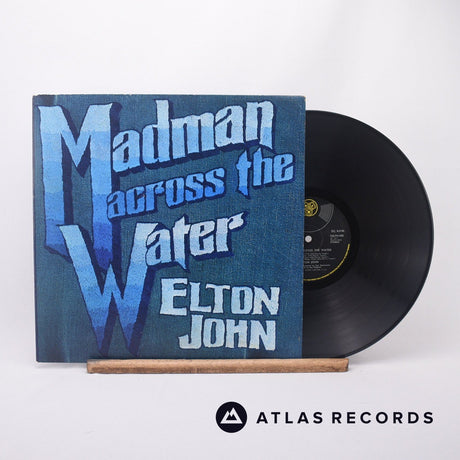 Elton John Madman Across The Water LP Vinyl Record - Front Cover & Record