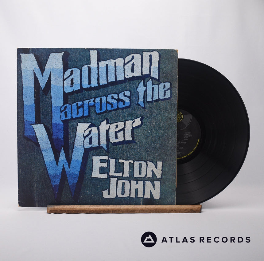 Elton John Madman Across The Water LP Vinyl Record - Front Cover & Record