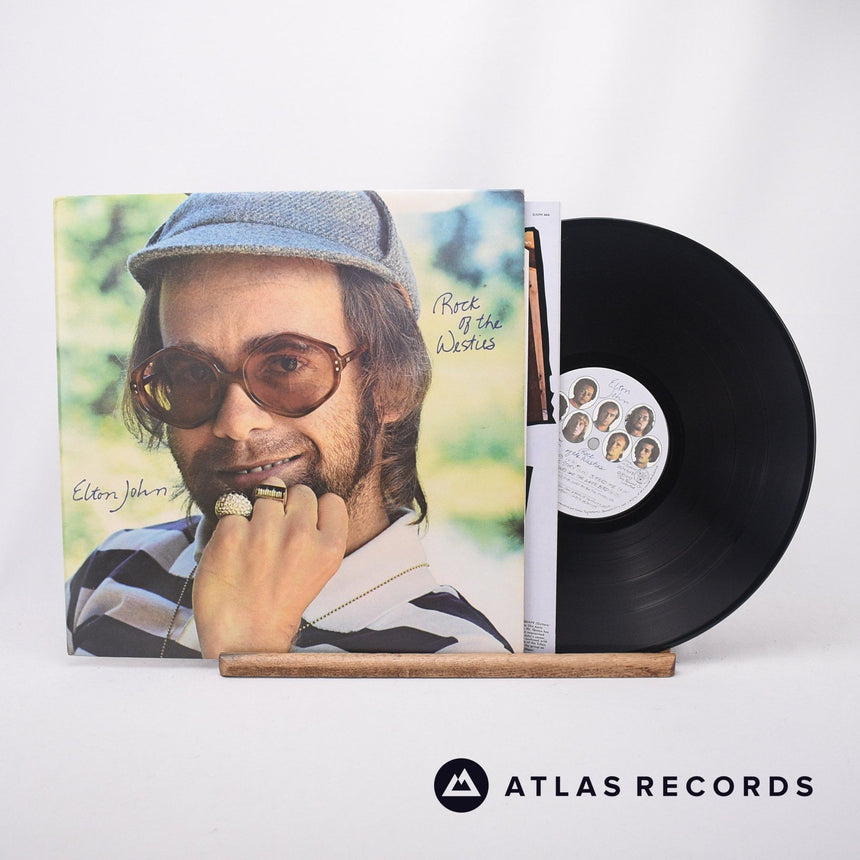 Elton John Rock Of The Westies LP Vinyl Record - Front Cover & Record