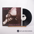 Elton John Sleeping With The Past LP Vinyl Record - Front Cover & Record