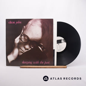 Elton John Sleeping With The Past LP Vinyl Record - Front Cover & Record