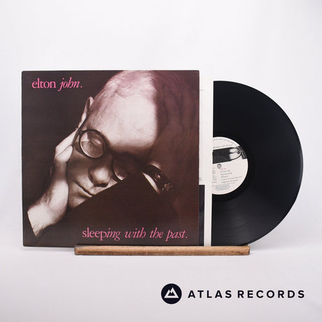 Elton John Sleeping With The Past LP Vinyl Record - Front Cover & Record