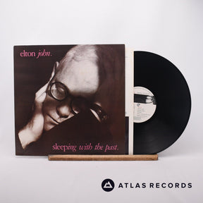 Elton John Sleeping With The Past LP Vinyl Record - Front Cover & Record