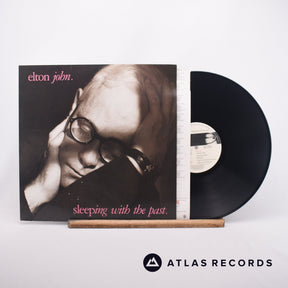 Elton John Sleeping With The Past LP Vinyl Record - Front Cover & Record