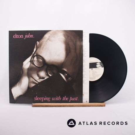Elton John Sleeping With The Past LP Vinyl Record - Front Cover & Record