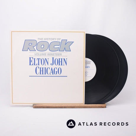 Elton John The History Of Rock 2 x LP Vinyl Record - Front Cover & Record