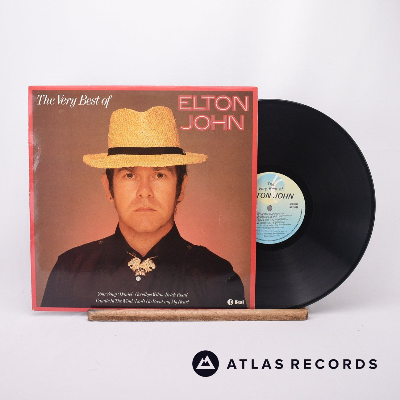 Elton John The Very Best Of Elton John LP Vinyl Record - Front Cover & Record