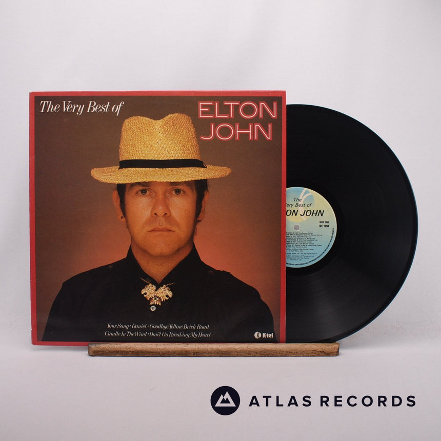Elton John The Very Best Of Elton John LP Vinyl Record - Front Cover & Record