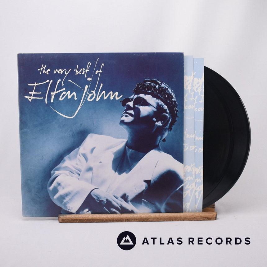 Elton John The Very Best Of Elton John 2 x LP Vinyl Record - Front Cover & Record