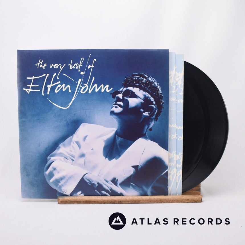 Elton John The Very Best Of Elton John 2 x LP Vinyl Record - Front Cover & Record