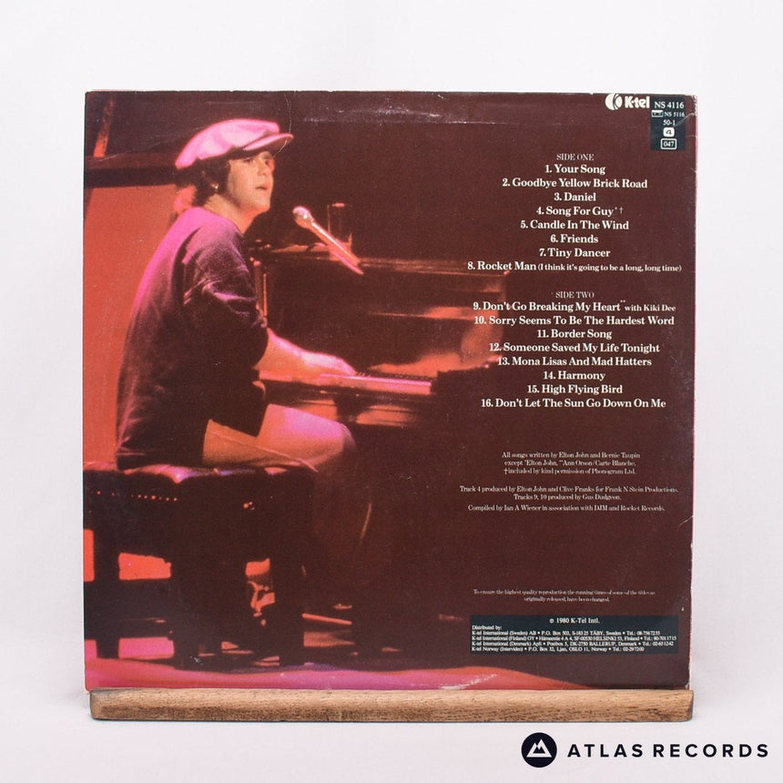 Elton John - The Very Best Of Elton John - Scandinavia LP Vinyl Record - VG+/VG+