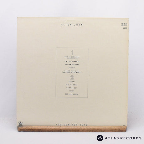 Elton John - Too Low For Zero - Die-Cut Sleeve LP Vinyl Record - VG+/EX