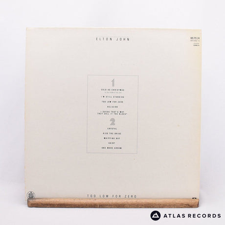 Elton John - Too Low For Zero - LP Vinyl Record - EX/EX