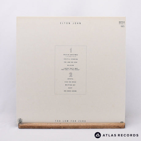 Elton John - Too Low For Zero - LP Vinyl Record - EX/EX