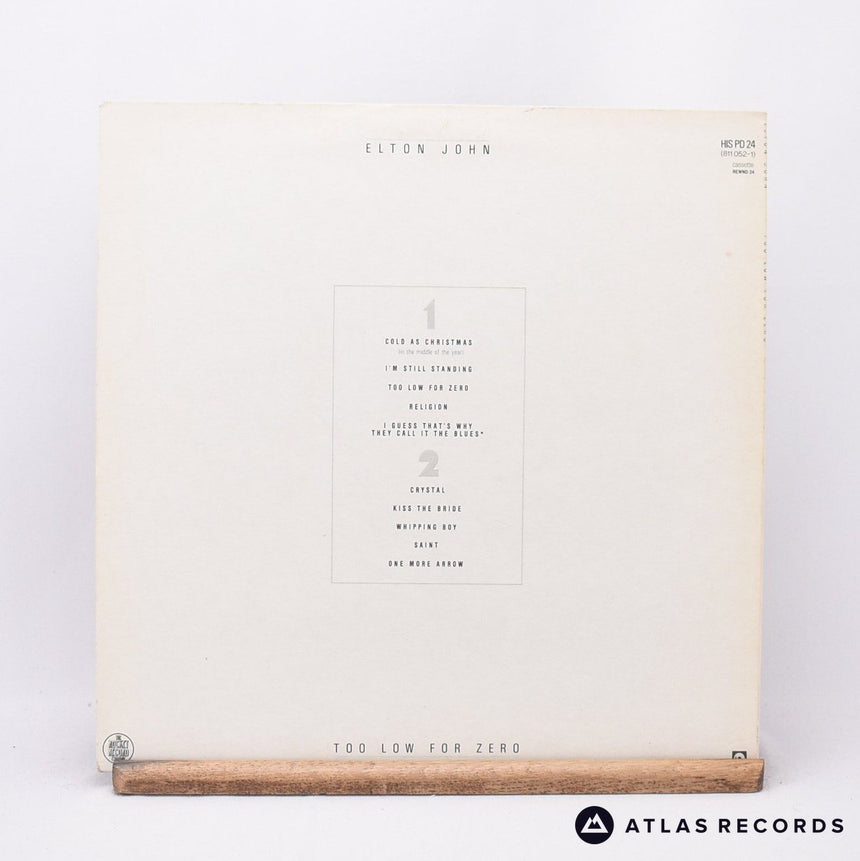 Elton John - Too Low For Zero - LP Vinyl Record - VG+/VG+