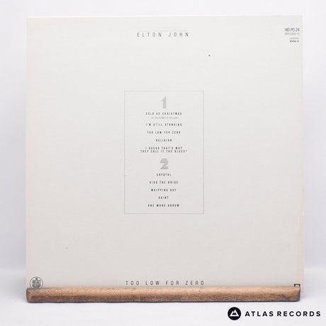Elton John - Too Low For Zero - Embossed Sleeve LP Vinyl Record - EX/EX