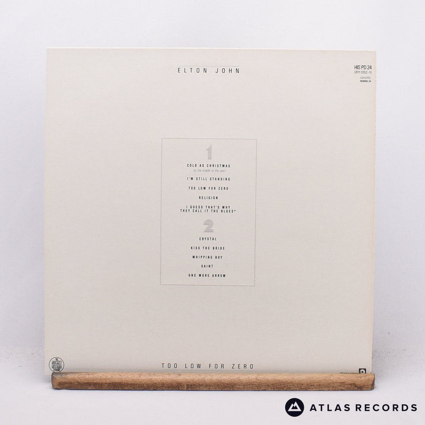 Elton John - Too Low For Zero - LP Vinyl Record - EX/EX