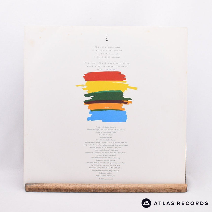 Elton John - Too Low For Zero - LP Vinyl Record - EX/EX