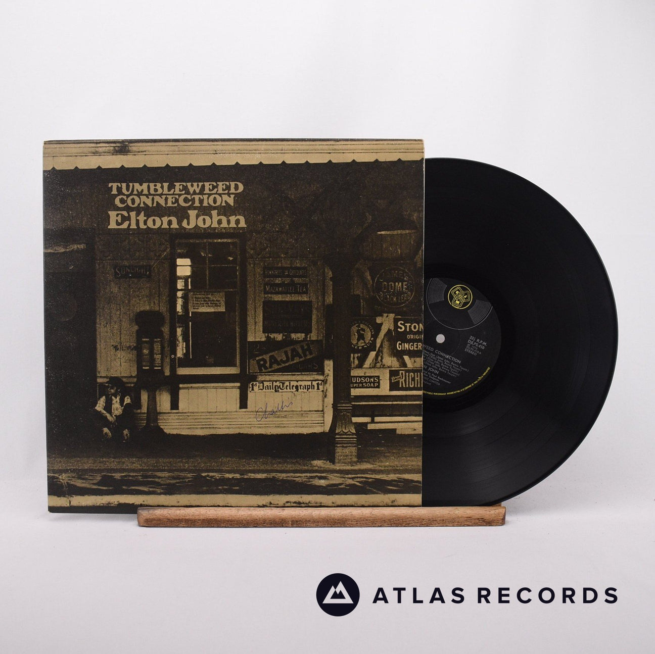 Elton John Tumbleweed Connection LP Vinyl Record - Front Cover & Record