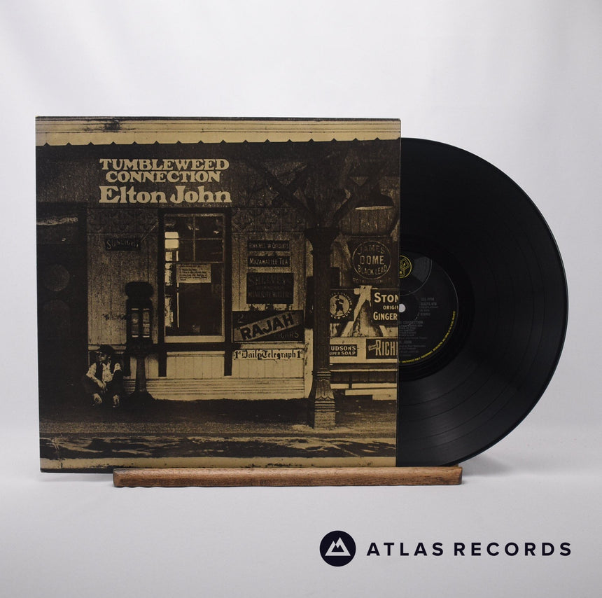 Elton John Tumbleweed Connection LP Vinyl Record - Front Cover & Record