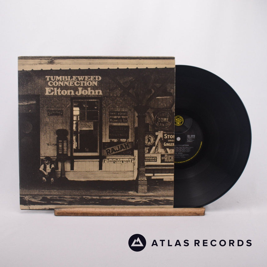 Elton John Tumbleweed Connection LP Vinyl Record - Front Cover & Record