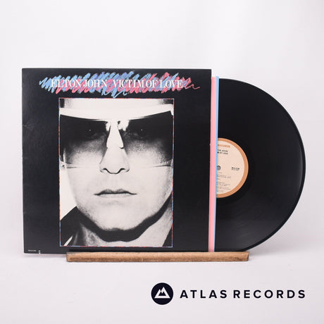 Elton John Victim Of Love LP Vinyl Record - Front Cover & Record