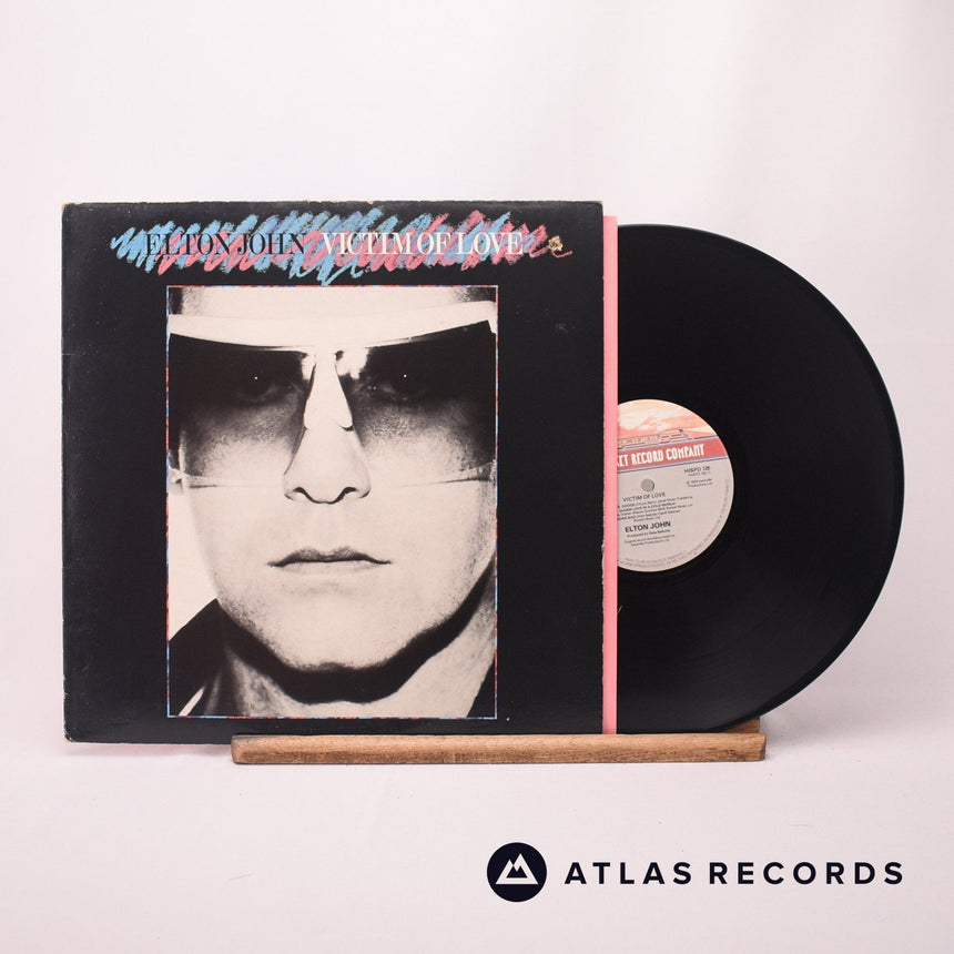 Elton John Victim Of Love LP Vinyl Record - Front Cover & Record