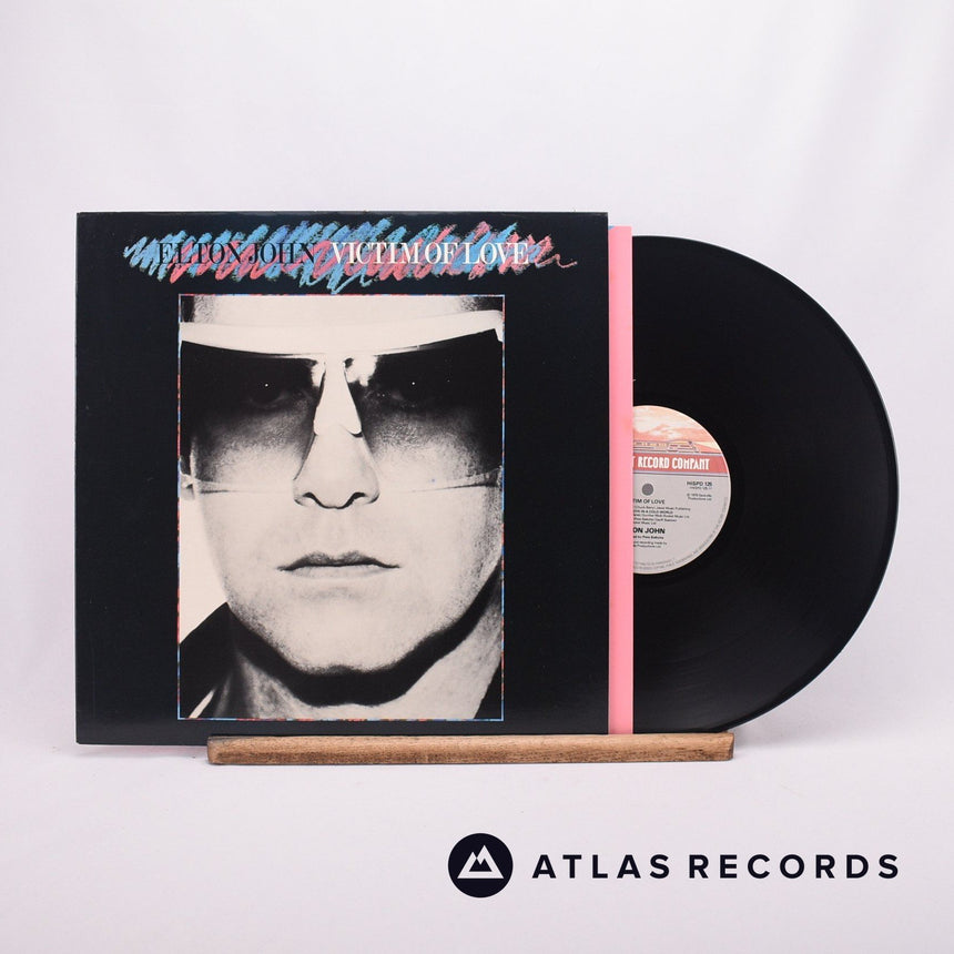 Elton John Victim Of Love LP Vinyl Record - Front Cover & Record