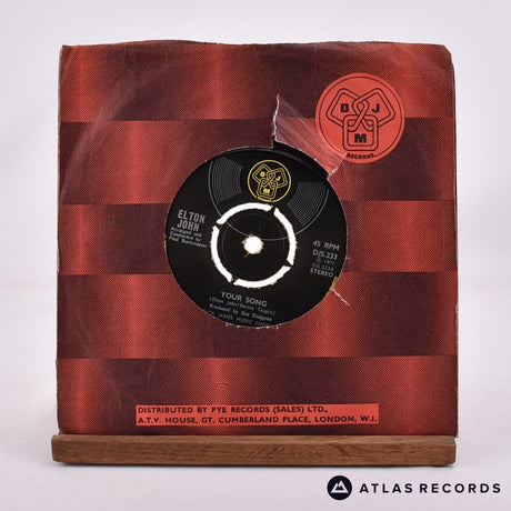 Elton John Your Song 7" Vinyl Record - In Sleeve