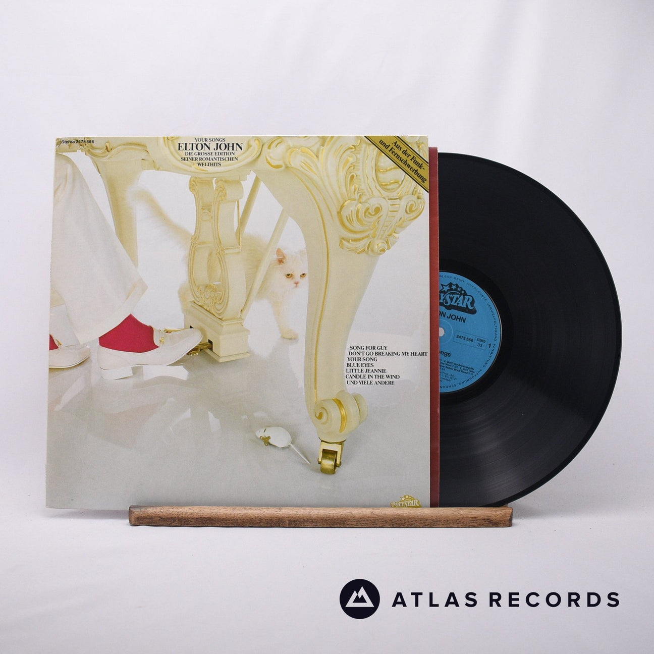 Elton John Your Songs LP Vinyl Record - Front Cover & Record