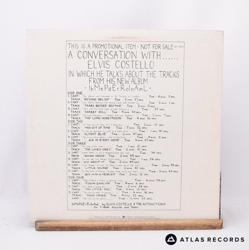 Elvis Costello - A Conversation With Elvis Costello - 2 x LP Vinyl Record