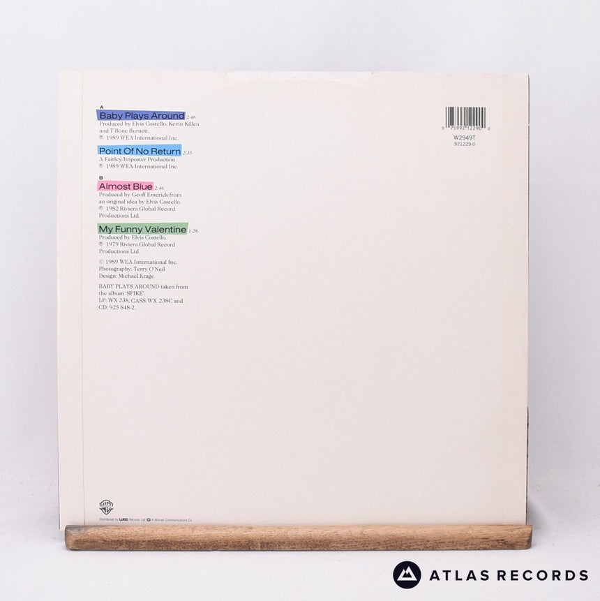 Elvis Costello - Baby Plays Around - 12" Vinyl Record - EX/VG+