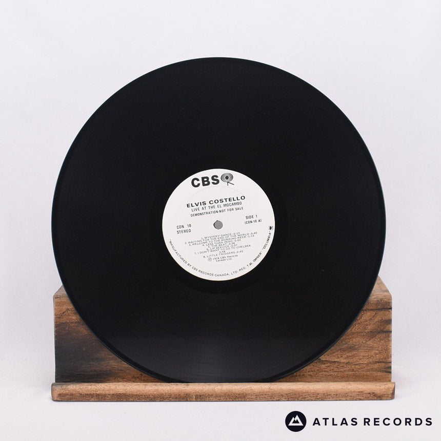 Elvis Costello - Live At The El Mocambo - Promo Canadian LP Vinyl Record - EX/EX