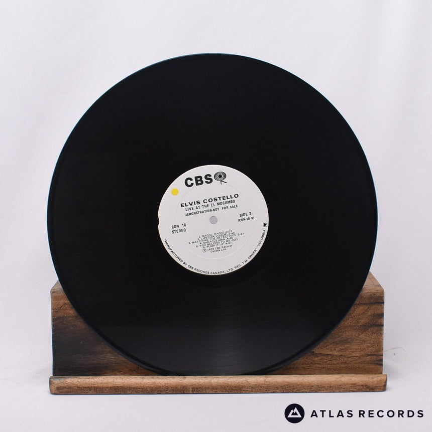 Elvis Costello - Live At The El Mocambo - Promo A-1 B-1 LP Vinyl Record - VG+/EX