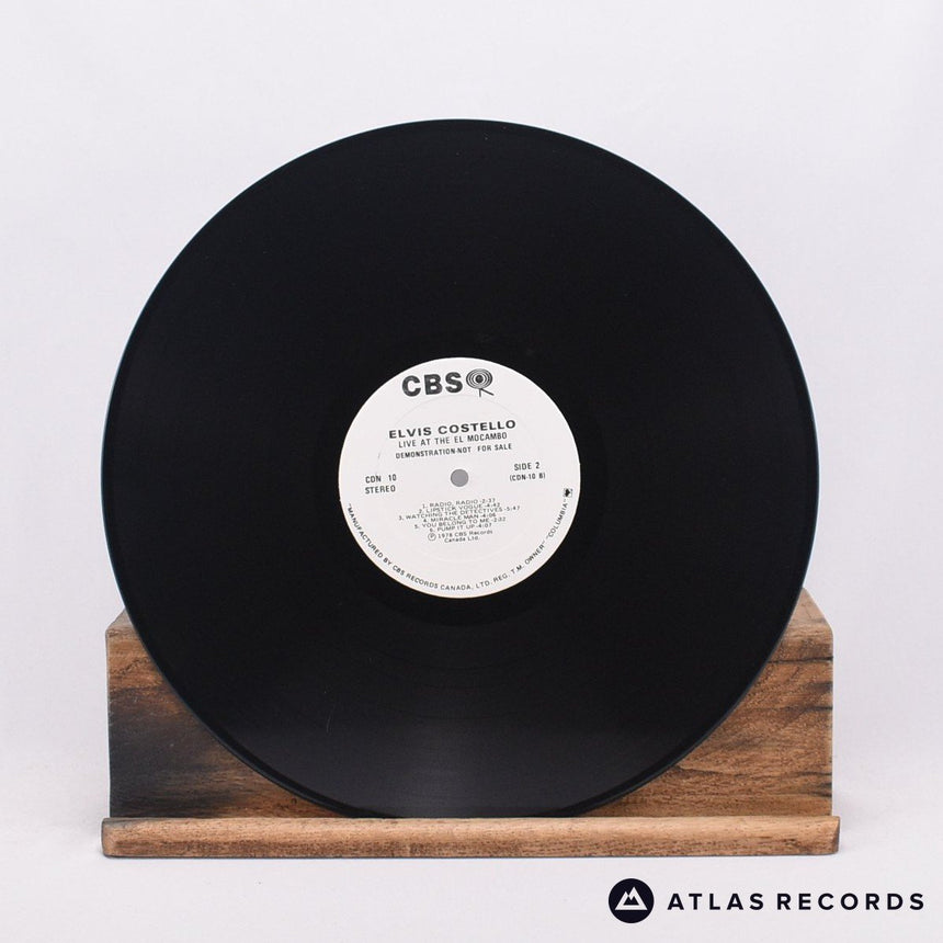 Elvis Costello - Live At The El Mocambo - Promo Canadian LP Vinyl Record - EX/EX