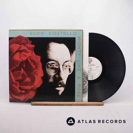 Elvis Costello Mighty Like A Rose LP Vinyl Record - Front Cover & Record