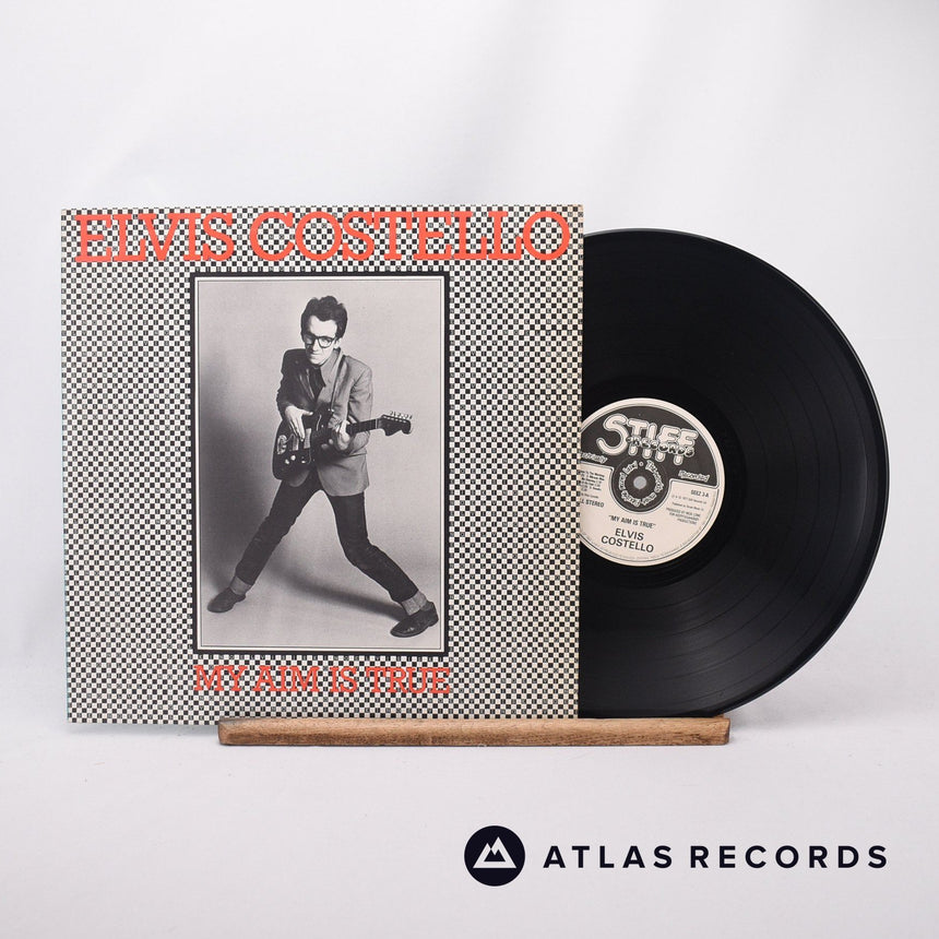Elvis Costello My Aim Is True LP Vinyl Record - Front Cover & Record