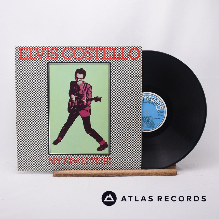 Elvis Costello My Aim Is True LP Vinyl Record - Front Cover & Record