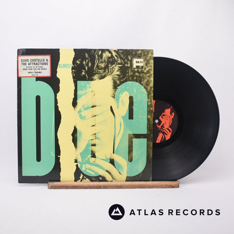 Elvis Costello & The Attractions Almost Blue LP Vinyl Record - Front Cover & Record