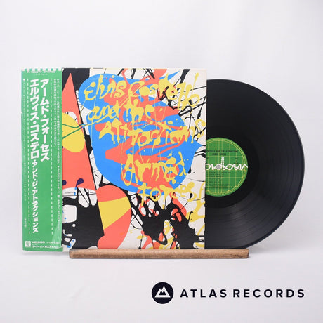 Elvis Costello & The Attractions Armed Forces LP Vinyl Record - Front Cover & Record