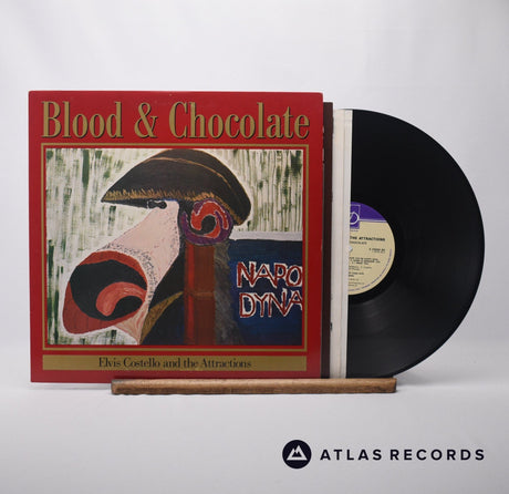 Elvis Costello & The Attractions Blood & Chocolate LP Vinyl Record - Front Cover & Record