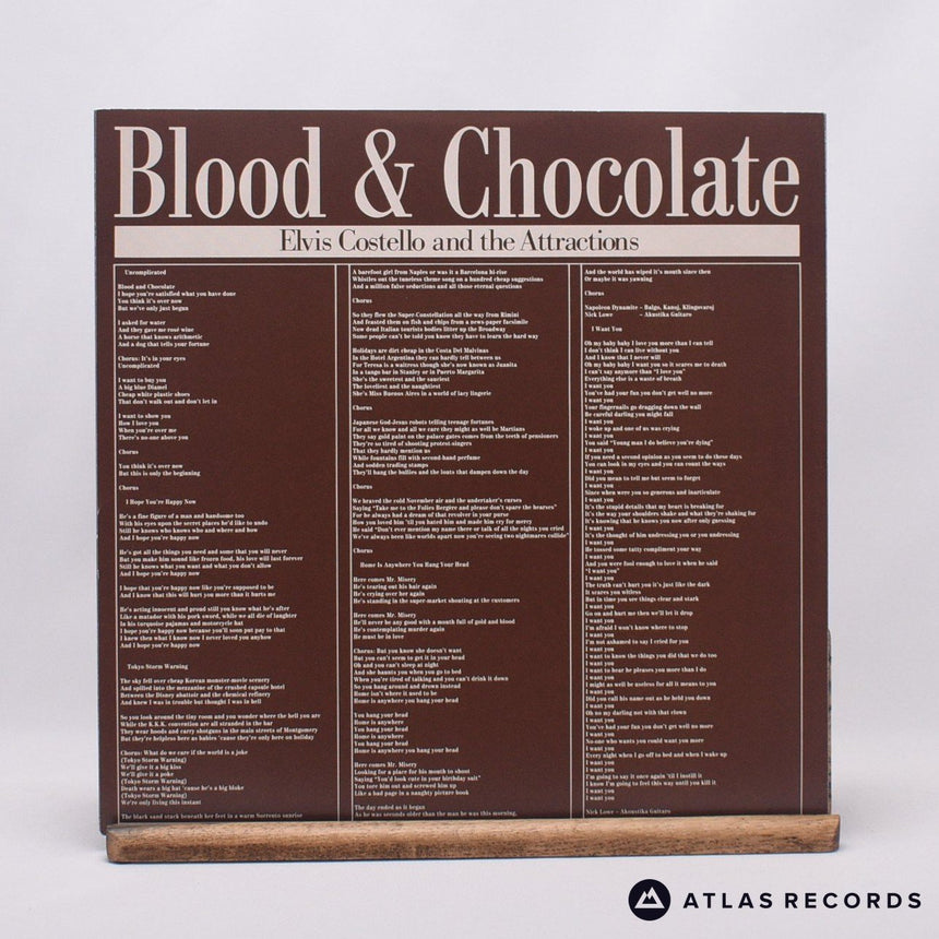 Elvis Costello & The Attractions - Blood & Chocolate - LP Vinyl Record - EX/EX