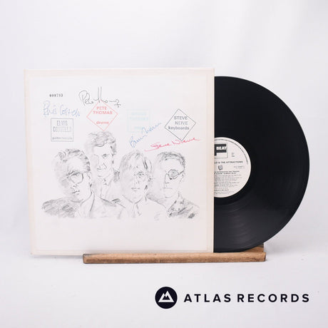 Elvis Costello & The Attractions Elvis Costello Introduces The Tracks On His New Album "Almost Blue" LP Vinyl Record - Front Cover & Record