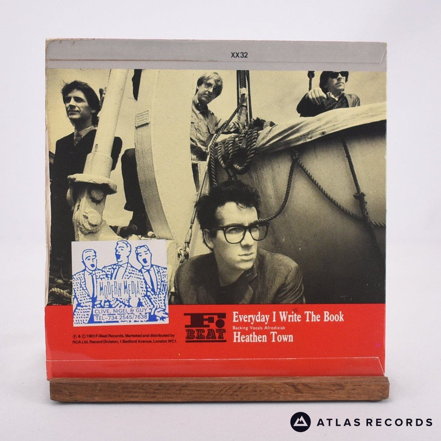 Elvis Costello & The Attractions - Everyday I Write The Book - 7" Vinyl Record - EX/VG+