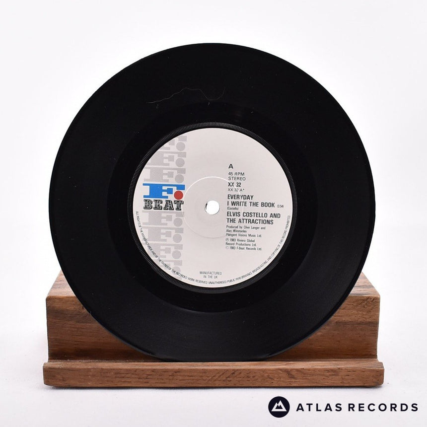Elvis Costello & The Attractions - Everyday I Write The Book - 7" Vinyl Record - EX/NM