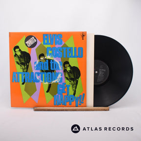 Elvis Costello & The Attractions Get Happy!! LP Vinyl Record - Front Cover & Record