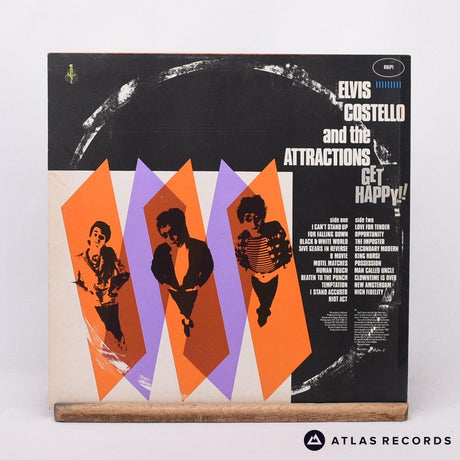 Elvis Costello & The Attractions - Get Happy!! - LP Vinyl Record - EX/EX