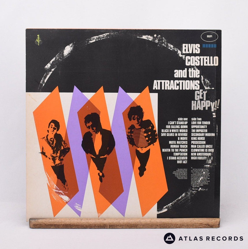 Elvis Costello & The Attractions - Get Happy!! - LP Vinyl Record - EX/EX